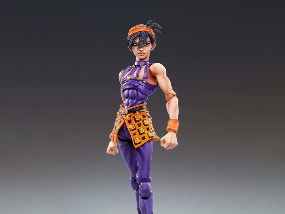 JoJo's Bizarre Adventure: Golden Wind Super Action Statue Narancia Ghirga & Aerosmith (Reissue) Gallery Image 1