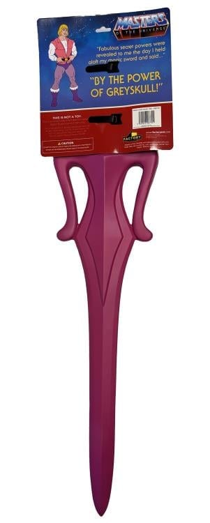 Masters of the Universe Prince Adam (Pink) BBTS Exclusive LARP Stunt Replica Sword Gallery Image 6
