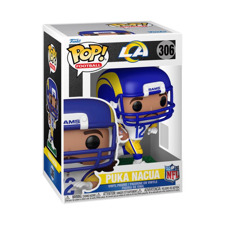 Los Angeles Rams Pop! Football #306 Puka Nacua Gallery Image 3