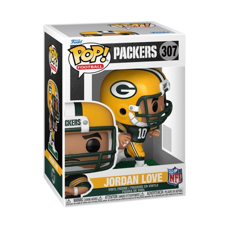 Green Bay Packers Pop! Football #307 Jordan Love Gallery Image 3
