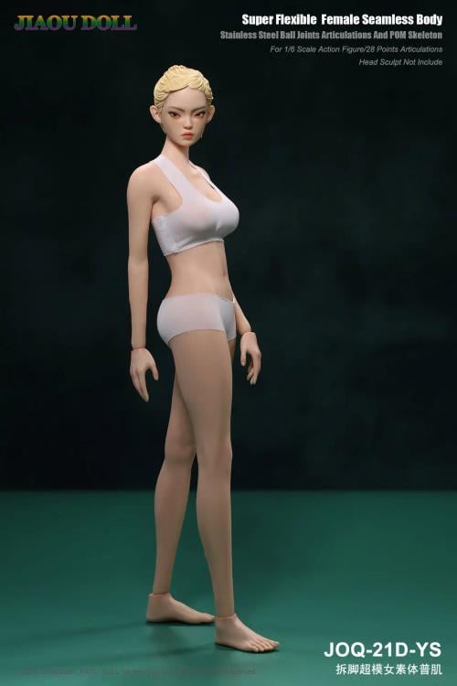 Super Flexible Female Seamless 1/6 Scale Fair Skin Body (21D-YS)