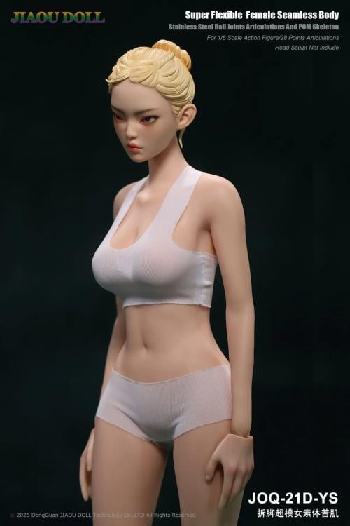 Super Flexible Female Seamless 1/6 Scale Fair Skin Body (21D-YS)