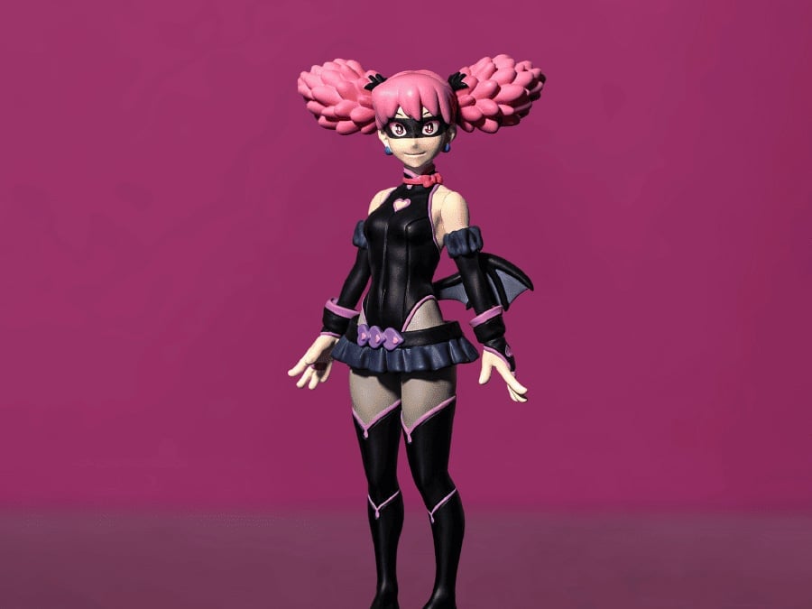 フラワースタッズ装飾　オールブラック　本革　６丁差し　SCA-235/CKA My Hero Academia: Vigilantes T-Spark Collekazaro CK-V02 Pop Step