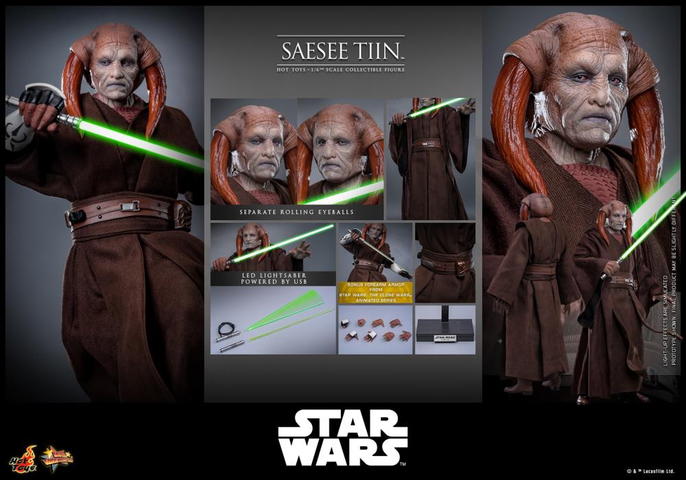 Star Wars: Revenge of the Sith MMS820 Saesee Tiin 1/6th Scale Collectible Figure Gallery Image 18