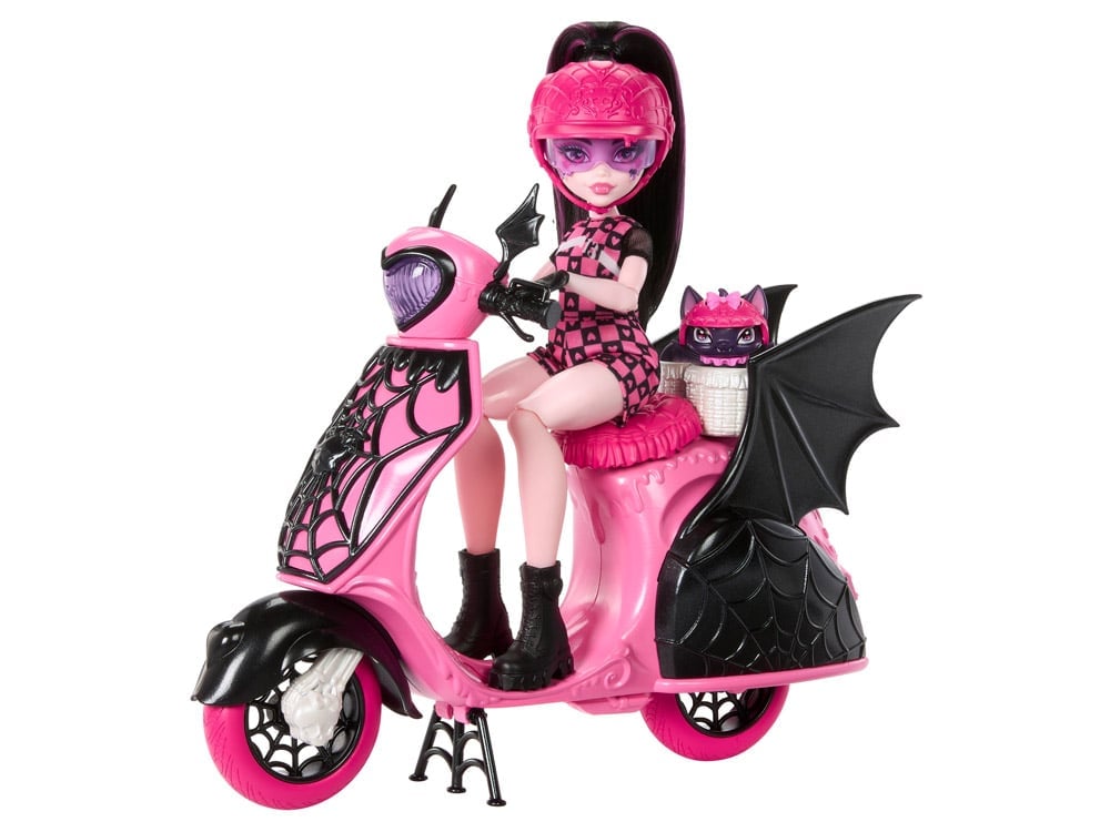 Monster High Draculaura & Count Fabulous Vamptastic Scooter Set Gallery Image 1
