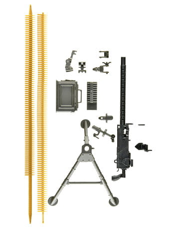 Little Armory LD051 Type M1919A4 Heavy Machine Gun 1/12 Scale Accessory Set Gallery Image 2