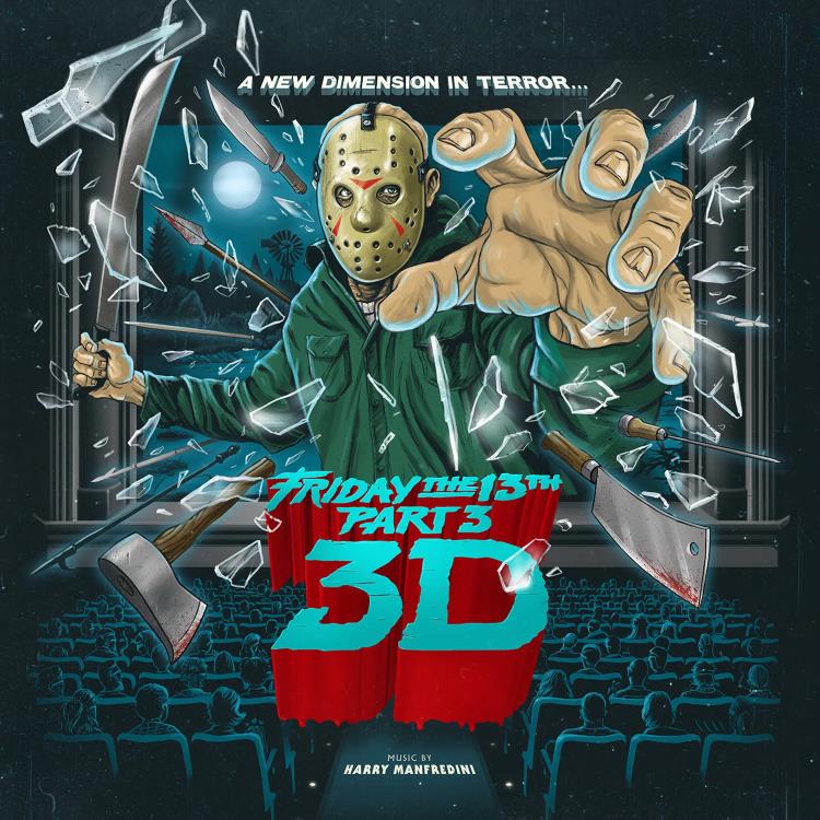 Friday the 13th Part 3 Original Motion Picture Soundtrack Vinyl 2XLP Gallery Image 6