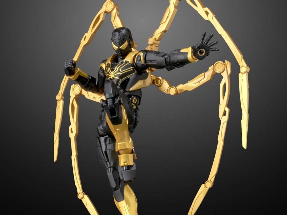 Marvel Fighting Armor Iron Spider (Onyx Stealth Tech Ver.) Action Figure Gallery Image 1