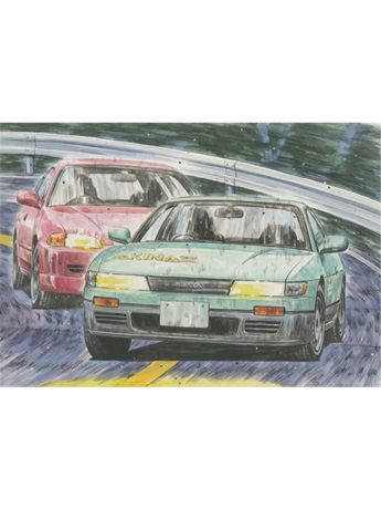 Initial D S13 Silvia Kouichiro Iketani 1/24 Scale Model Kit