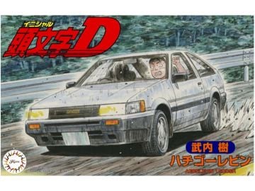 Initial D AE85 Levin Itsuki Takeuchi 1/24 Scale Model Kit