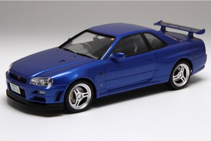 Initial D Skyline GT-R (BNR34) Kozo Hoshino 1/24 Scale Model Kit Gallery Image 3