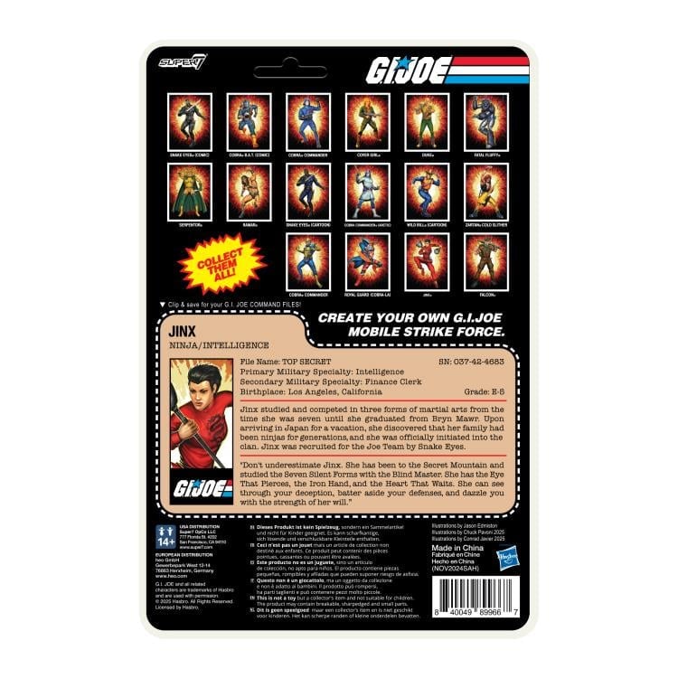 G.I. Joe: The Movie ReAction+ Jinx Action Figure Gallery Image 5