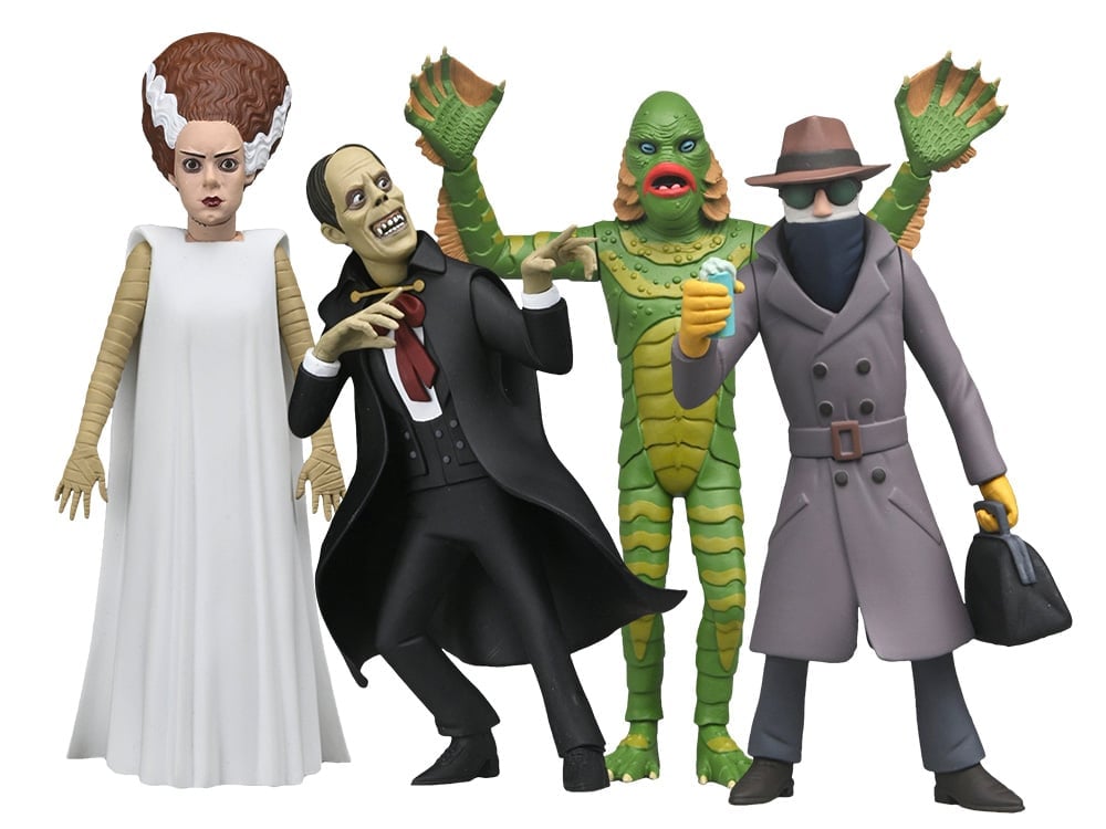 Universal Monsters Toony Terrors Set of 4 Figures