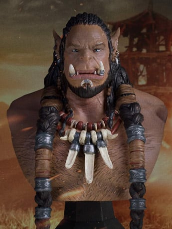 Warcraft Durotan Classic 1/6 Scale SDCC 2016 Exclusive Limited Edition Bust Gallery Image 2