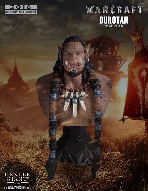 Warcraft Durotan Classic 1/6 Scale SDCC 2016 Exclusive Limited Edition Bust Gallery Image 3