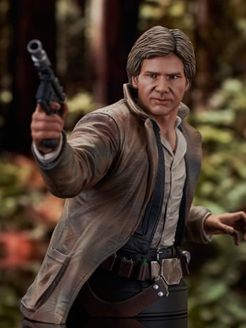 Star Wars: Return of the Jedi Han Solo (Endor) 1/6 Scale Exclusive Limited Edition Mini Bust Gallery Image 2