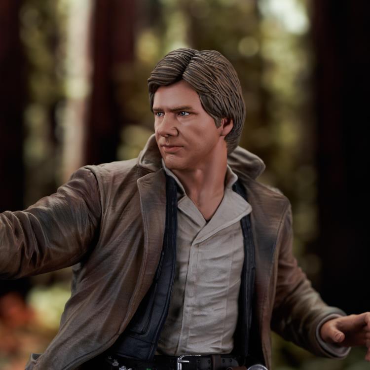 Star Wars: Return of the Jedi Han Solo (Endor) 1/6 Scale Exclusive Limited Edition Mini Bust Gallery Image 7
