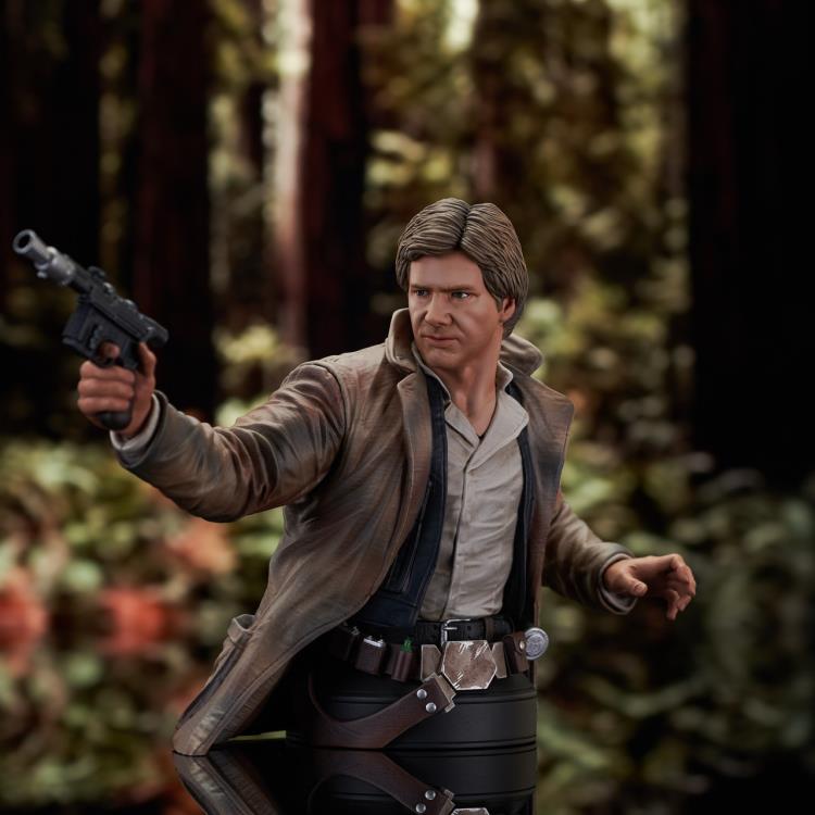 Star Wars: Return of the Jedi Han Solo (Endor) 1/6 Scale Exclusive Limited Edition Mini Bust Gallery Image 4