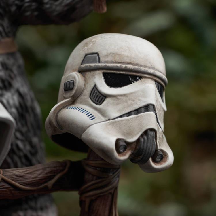 Star Wars: Return of the Jedi Milestones Ewok Drummer 1/6 Scale Exclusive Limited Edition Statue Gallery Image 8