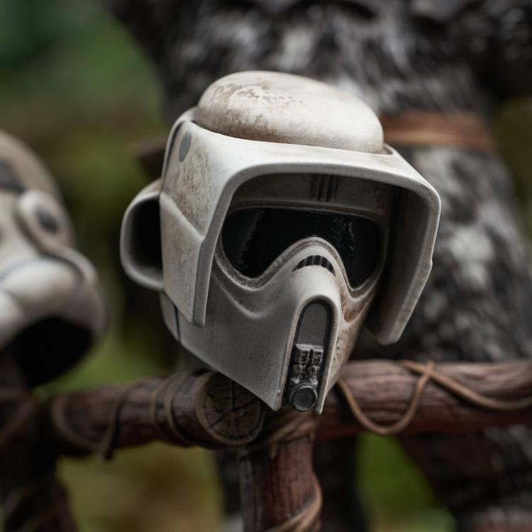 Star Wars: Return of the Jedi Milestones Ewok Drummer 1/6 Scale Exclusive Limited Edition Statue Gallery Image 9