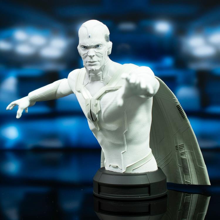 WandaVision The Vision (White) 1/6 Scale SDCC 2024 Exclusive Limited Edition Mini Bust Gallery Image 3