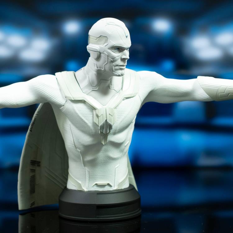 WandaVision The Vision (White) 1/6 Scale SDCC 2024 Exclusive Limited Edition Mini Bust Gallery Image 7