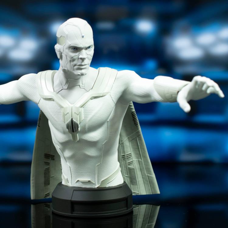 WandaVision The Vision (White) 1/6 Scale SDCC 2024 Exclusive Limited Edition Mini Bust Gallery Image 6