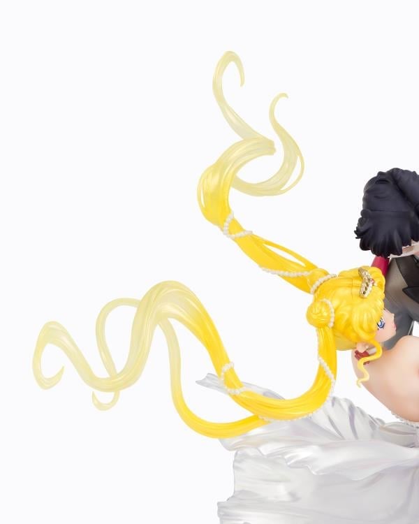 Sailor Moon FiguartsZERO Chouette Usagi and Tuxedo Mask (Moonlight Glow Edition) Gallery Image 9