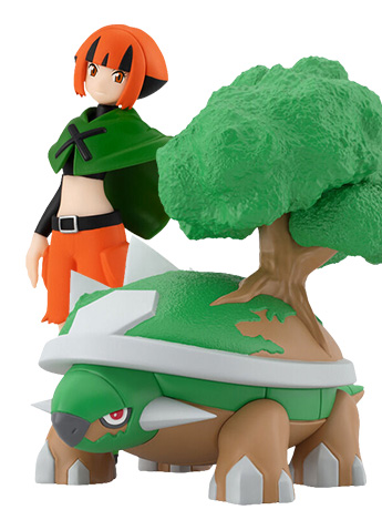 Pokemon Scale World Sinnoh Region Gardenia & Torterra Two-Pack