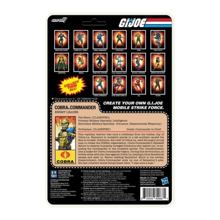 G.I. Joe ReAction+ Cobra Commander (Once A Man) Action Figure Gallery Image 5