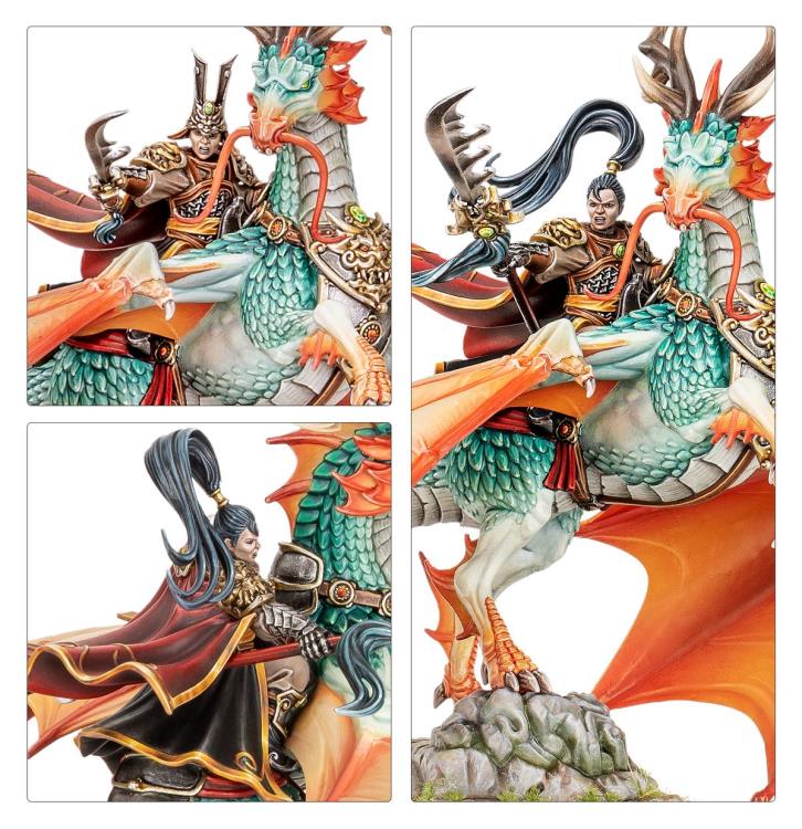 Warhammer: The Old World Grand Cathay: Shugengan Lord on Great Spirit Longma Citadel Miniature Gallery Image 5