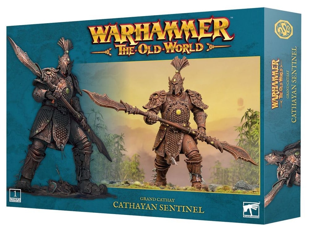 Warhammer: The Old World Grand Cathay Cathayan Sentinel Citadel Miniature Gallery Image 1