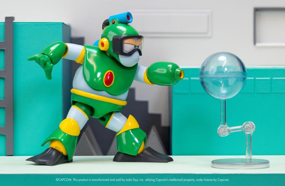 Mega Man Bubble Man Deluxe 1/12 Scale Action Figure Gallery Image 6