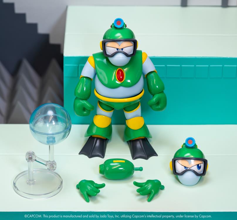 Mega Man Bubble Man Deluxe 1/12 Scale Action Figure Gallery Image 10