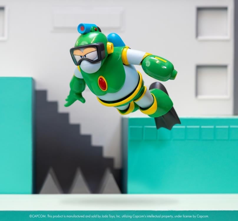 Mega Man Bubble Man Deluxe 1/12 Scale Action Figure Gallery Image 4