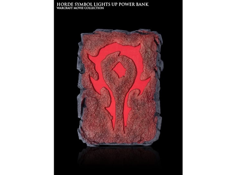Warcraft Movie Collection Light Up Power Bank - Horde Symbol Gallery Image 5