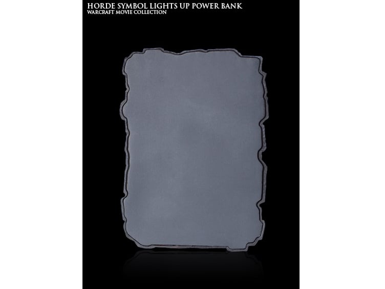 Warcraft Movie Collection Light Up Power Bank - Horde Symbol Gallery Image 4