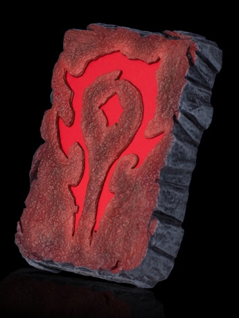 Warcraft Movie Collection Light Up Power Bank - Horde Symbol Gallery Image 2