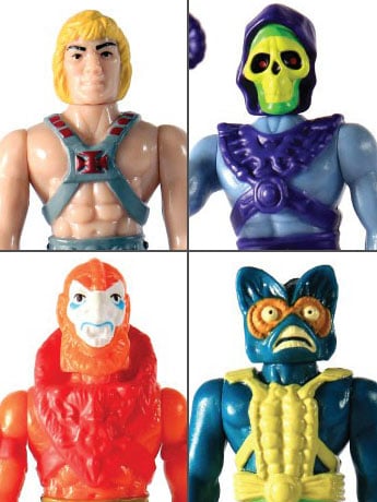 Masters of the Universe ReAction Figures Wave 1 Set of 4