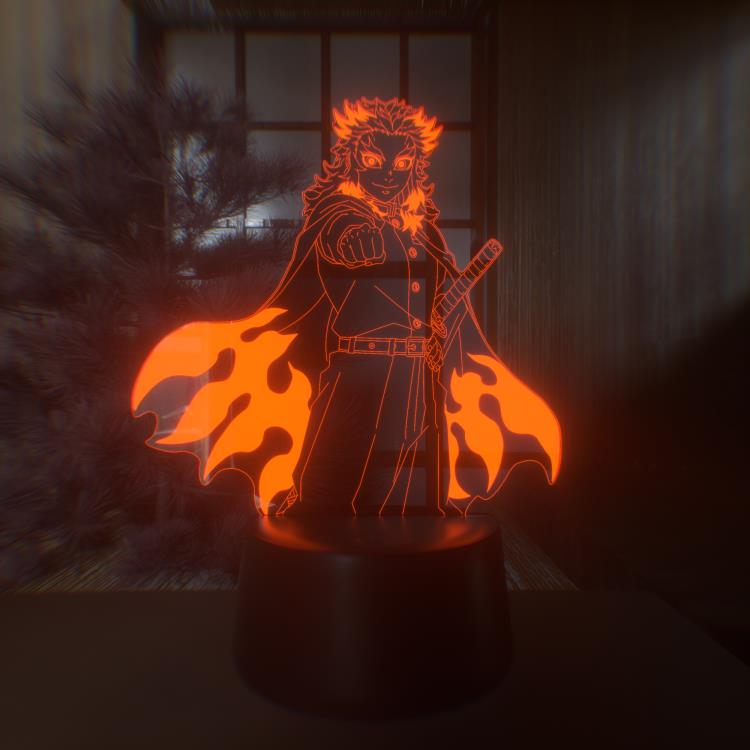 Demon Slayer: Kimetsu no Yaiba Rengoku Kyojuro Otaku Lamp Gallery Image 3