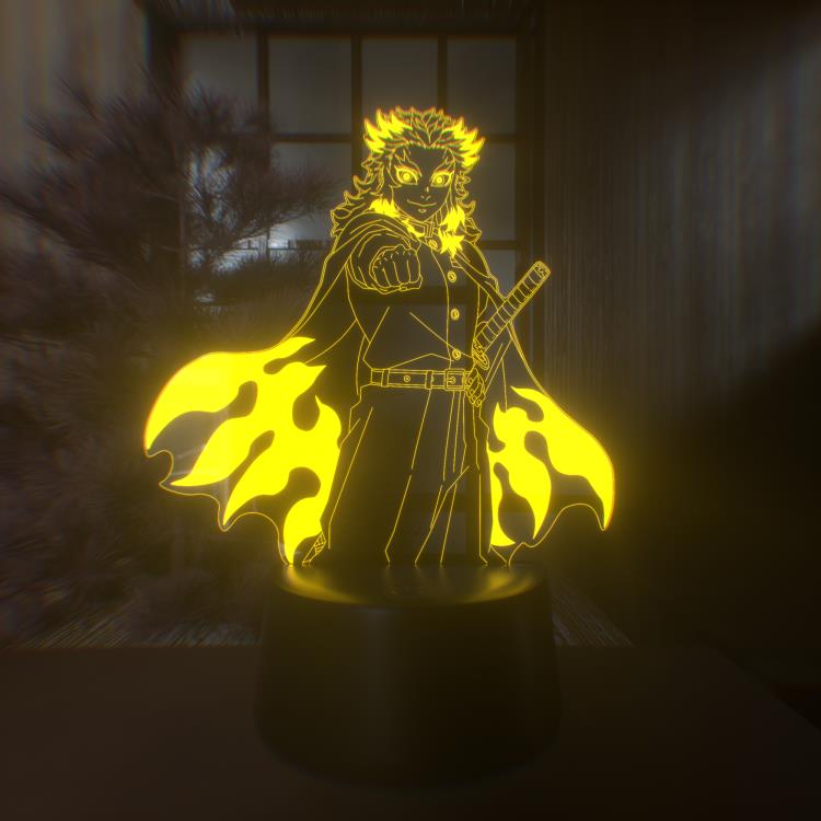 Demon Slayer: Kimetsu no Yaiba Rengoku Kyojuro Otaku Lamp Gallery Image 5