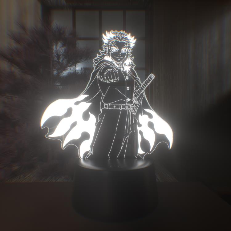 Demon Slayer: Kimetsu no Yaiba Rengoku Kyojuro Otaku Lamp Gallery Image 10