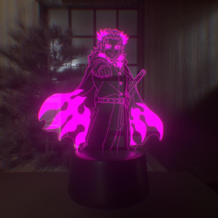 Demon Slayer: Kimetsu no Yaiba Rengoku Kyojuro Otaku Lamp Gallery Image 9