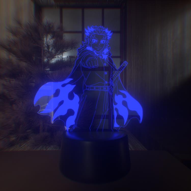 Demon Slayer: Kimetsu no Yaiba Rengoku Kyojuro Otaku Lamp Gallery Image 7