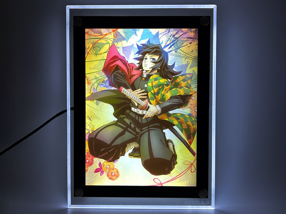 Demon Slayer: Kimetsu no Yaiba Giyu Tomioka LED Neon Poster Gallery Image 1
