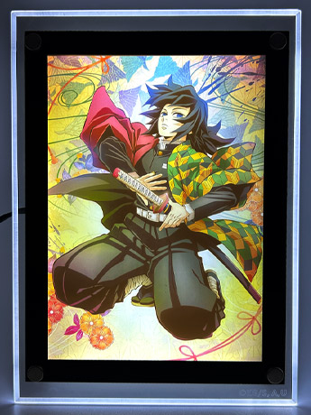 Demon Slayer: Kimetsu no Yaiba Giyu Tomioka LED Neon Poster Gallery Image 2