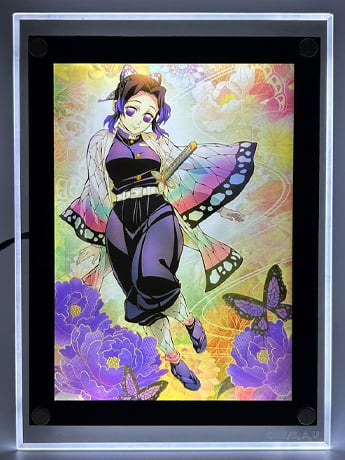 Demon Slayer: Kimetsu no Yaiba Shinobu Kocho LED Neon Poster Gallery Image 2