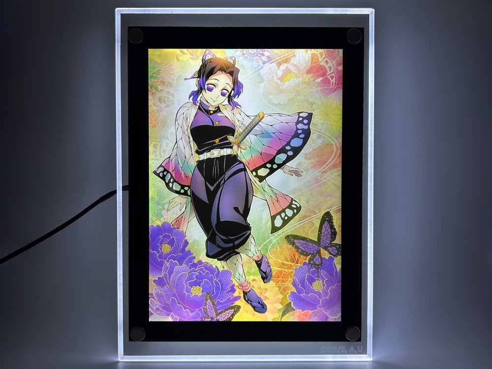 Demon Slayer: Kimetsu no Yaiba Shinobu Kocho LED Neon Poster Gallery Image 1