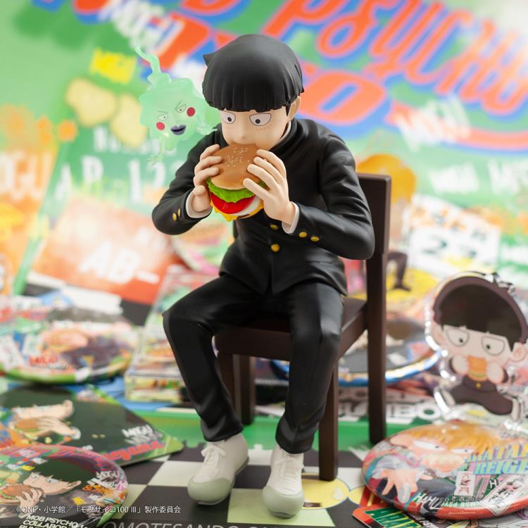 Mob Psycho 100 x Bunbougu Cafe 2022 Shigeo Kageyama & Ekubo Figure Gallery Image 11