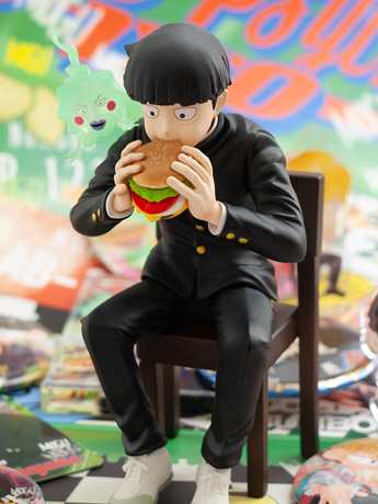 Mob Psycho 100 x Bunbougu Cafe 2022 Shigeo Kageyama & Ekubo Figure Gallery Image 2